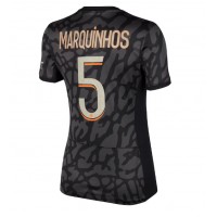 Camisa de time de futebol Paris Saint-Germain Marquinhos #5 Replicas 3º Equipamento Feminina 2023-24 Manga Curta
